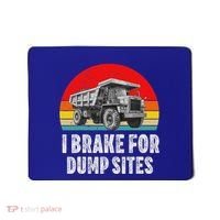 Dump Truck Driver Operator Dumping Truck Trailer Mousepad thumb 0