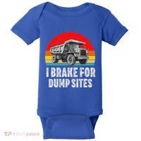 Dump Truck Driver Operator Dumping Truck Trailer Baby Bodysuit thumb 0