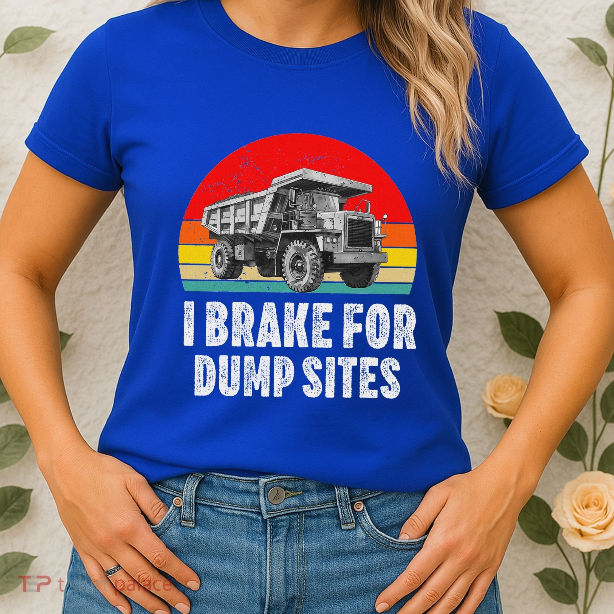 Dump Truck Driver Operator Dumping Truck Trailer Women's T-Shirt