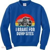 Dump Truck Driver Operator Dumping Truck Trailer Kids Sweatshirt thumb 0