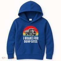 Dump Truck Driver Operator Dumping Truck Trailer Kids Hoodie thumb 0