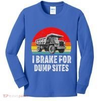 Dump Truck Driver Operator Dumping Truck Trailer Kids Long Sleeve Shirt thumb 0