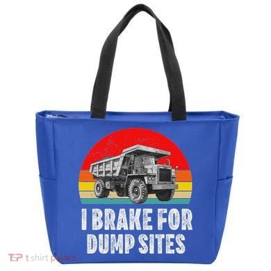 Dump Truck Driver Operator Dumping Truck Trailer Tote Bag