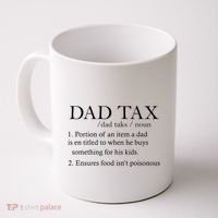 Dad Tax Definition Funny Daddy Family Coffee Mug thumb 0