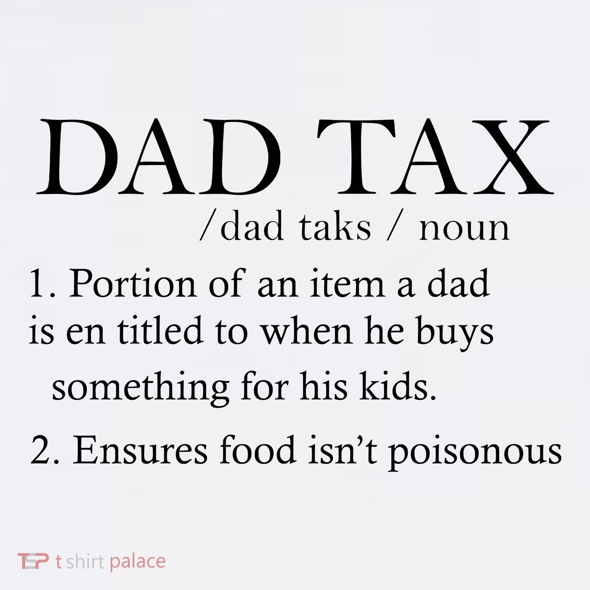 Dad Tax Definition Funny Daddy Family Women's Hoodie