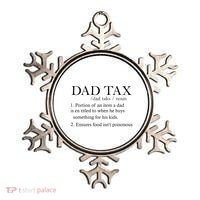 Dad Tax Definition Funny Daddy Family Ornament thumb 0
