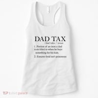 Dad Tax Definition Funny Daddy Family Women's Tank Top thumb 0