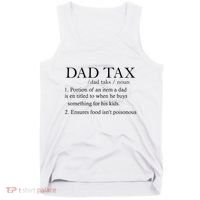 Dad Tax Definition Funny Daddy Family Tank Top thumb 0