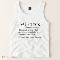 Dad Tax Definition Funny Daddy Family Tank Top thumb 2