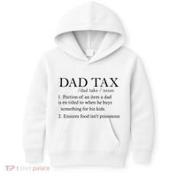 Dad Tax Definition Funny Daddy Family Kids Hoodie thumb 0