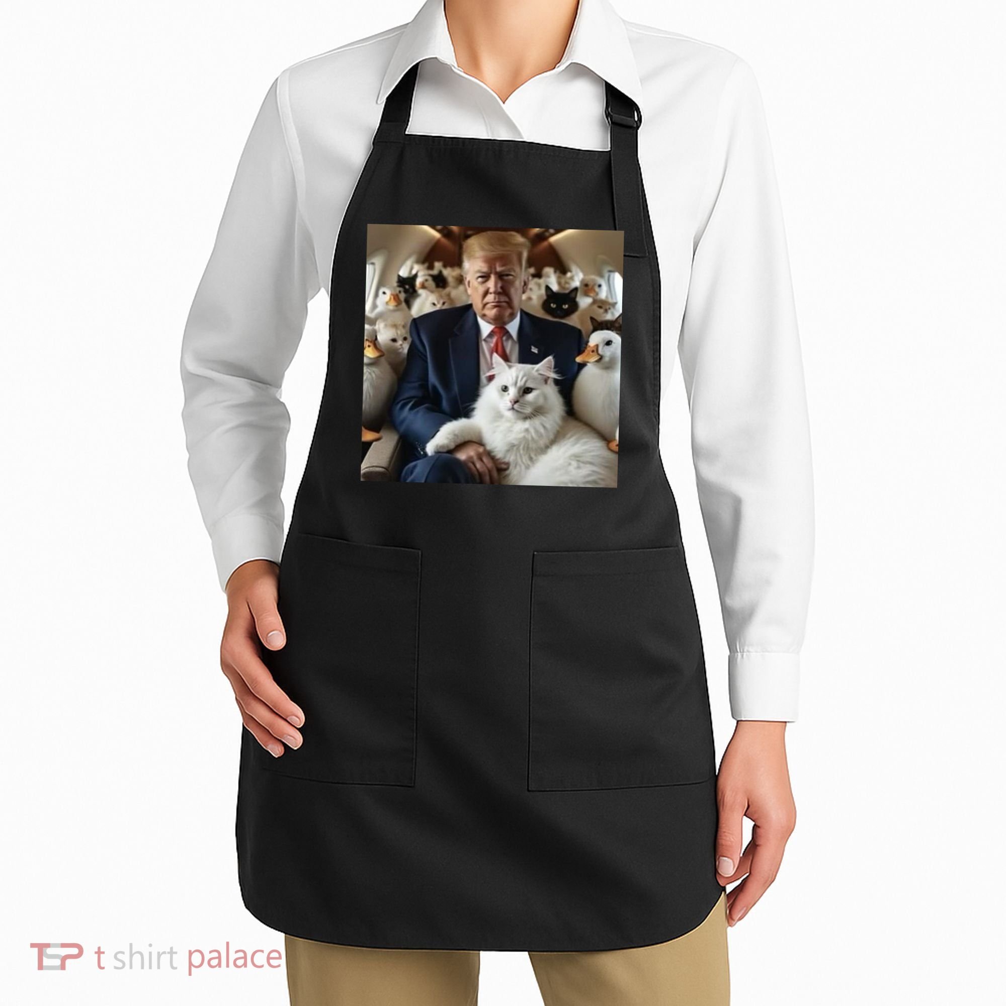 Donald Trump Duck Cat Vote 2024 Apron