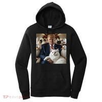 Donald Trump Duck Cat Vote 2024 Women's Hoodie thumb 0