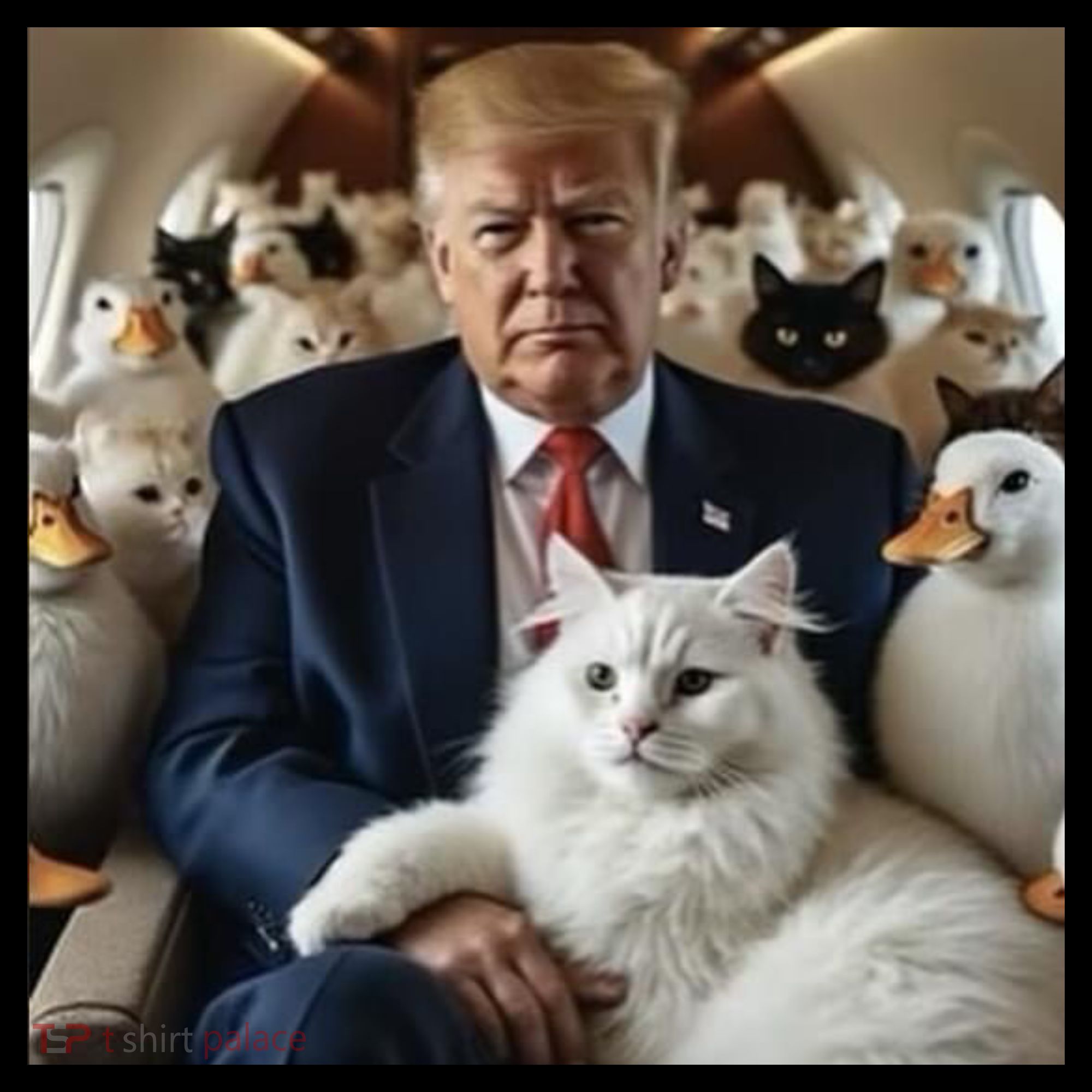 Donald Trump Duck Cat Vote 2024 Women's Hoodie