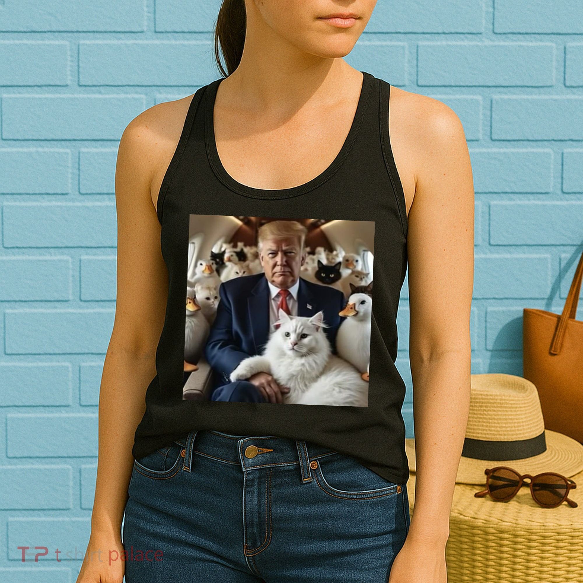 Donald Trump Duck Cat Vote 2024 Women's Tank Top
