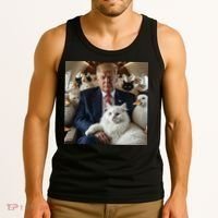 Donald Trump Duck Cat Vote 2024 Tank Top thumb 3