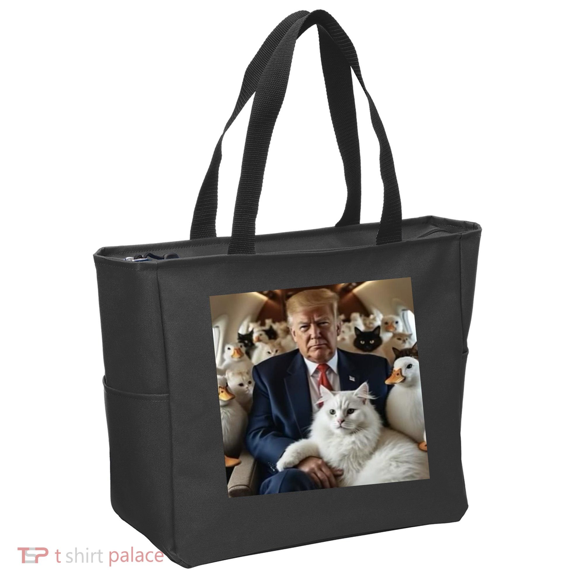 Donald Trump Duck Cat Vote 2024 Tote Bag