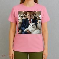 Donald Trump Duck Cat Vote 2024 T-Shirt thumb 4