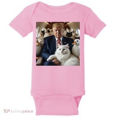 Donald Trump Duck Cat Vote 2024 Baby Bodysuit