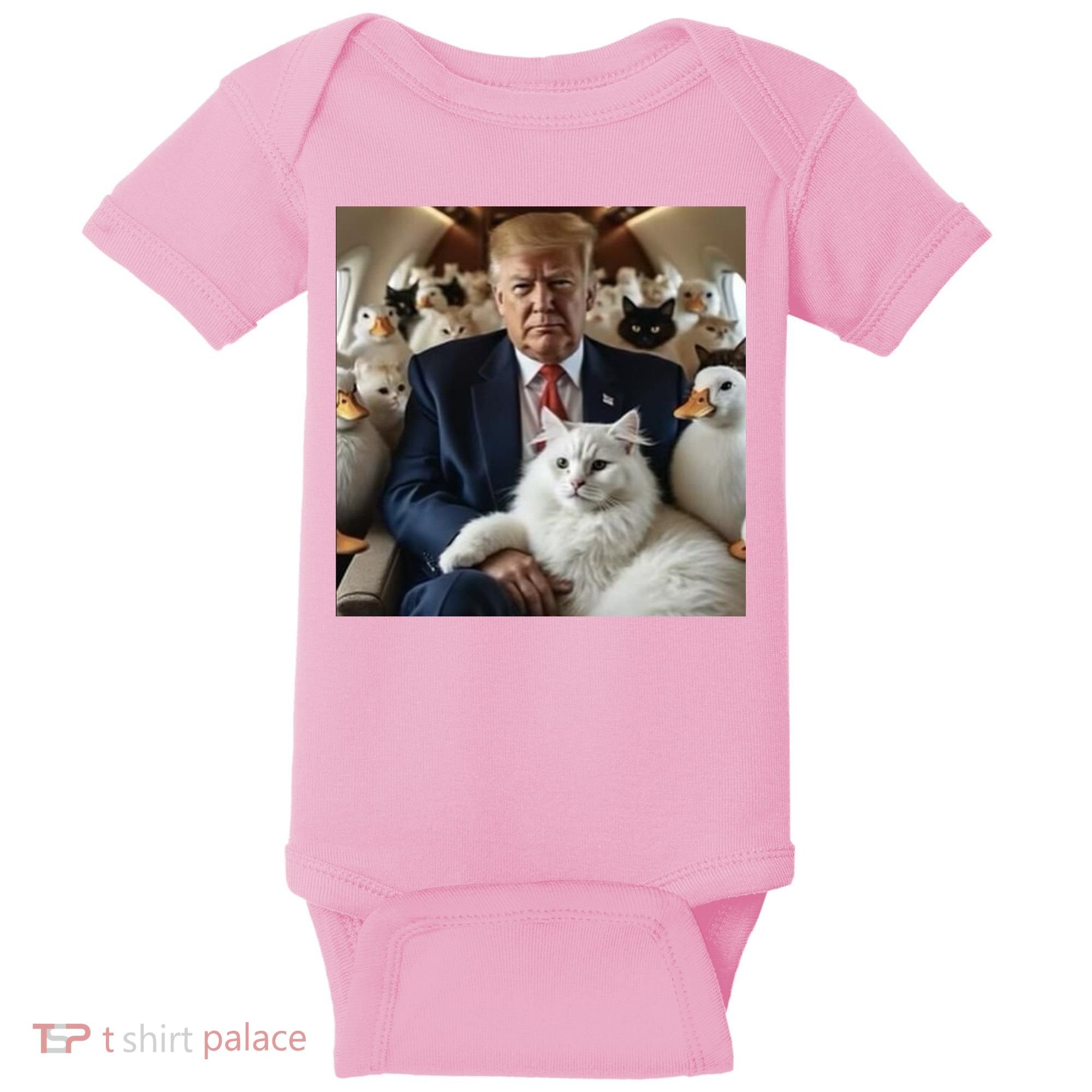 Donald Trump Duck Cat Vote 2024 Baby Bodysuit