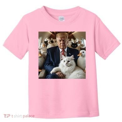Donald Trump Duck Cat Vote 2024 Toddler T-Shirt