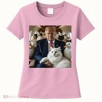 Donald Trump Duck Cat Vote 2024 Women's T-Shirt thumb 0