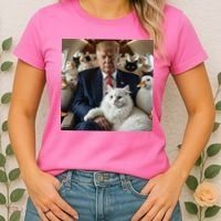 Donald Trump Duck Cat Vote 2024 Women's T-Shirt thumb 2