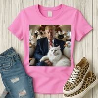 Donald Trump Duck Cat Vote 2024 Women's T-Shirt thumb 3