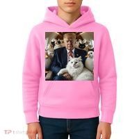 Donald Trump Duck Cat Vote 2024 Kids Hoodie thumb 4