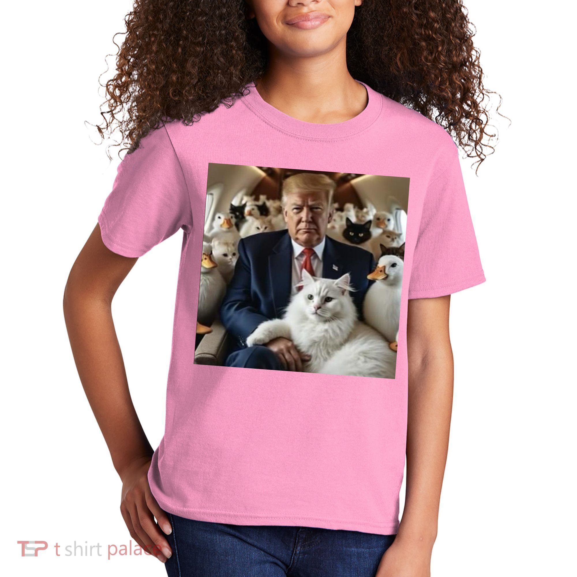 Donald Trump Duck Cat Vote 2024 Kids T-Shirt