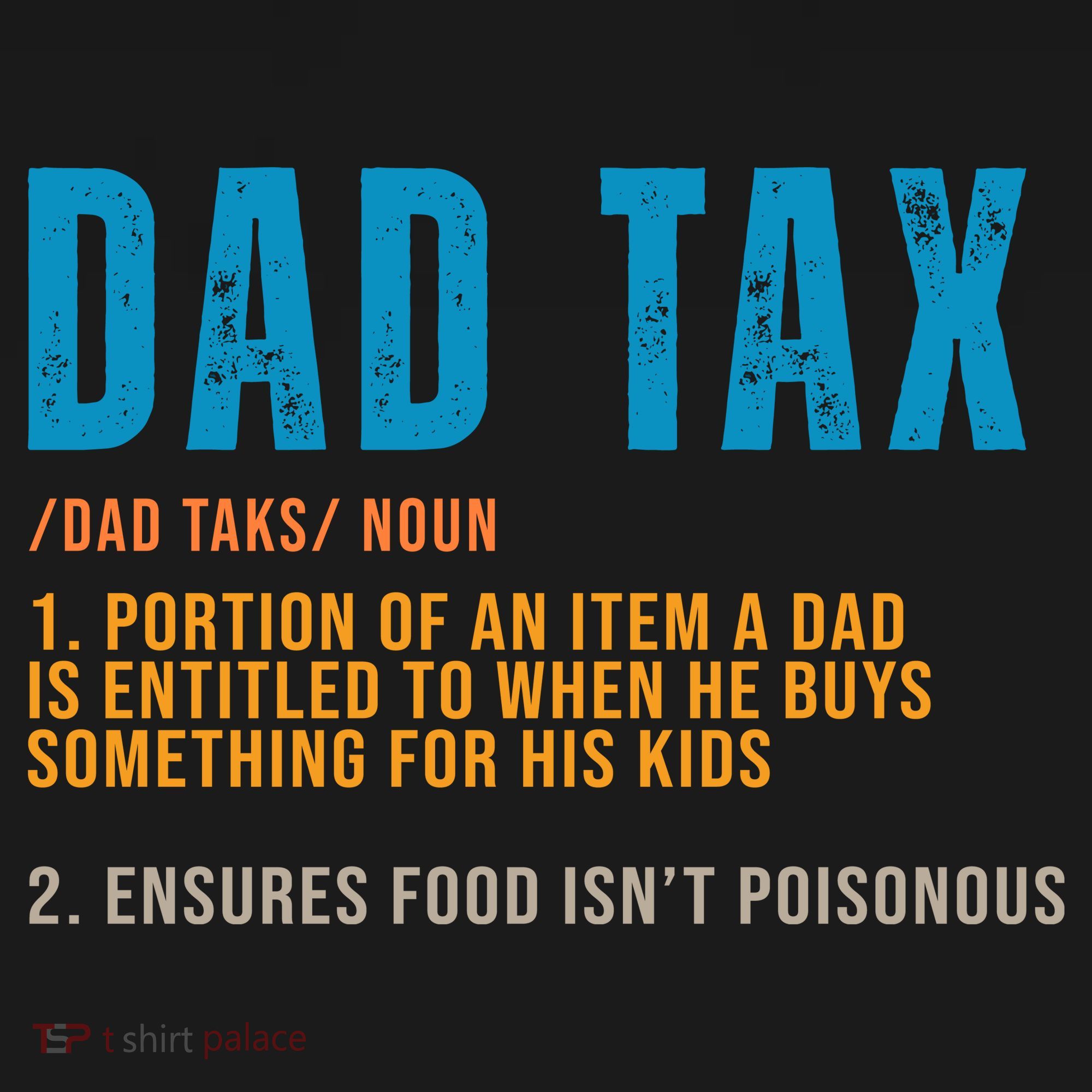 Dad Tax Definition Funny Fathers Day Apron