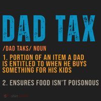 Dad Tax Definition Funny Fathers Day Hat thumb 2