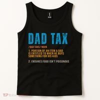 Dad Tax Definition Funny Fathers Day Tank Top thumb 2