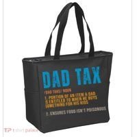 Dad Tax Definition Funny Fathers Day Tote Bag thumb 2