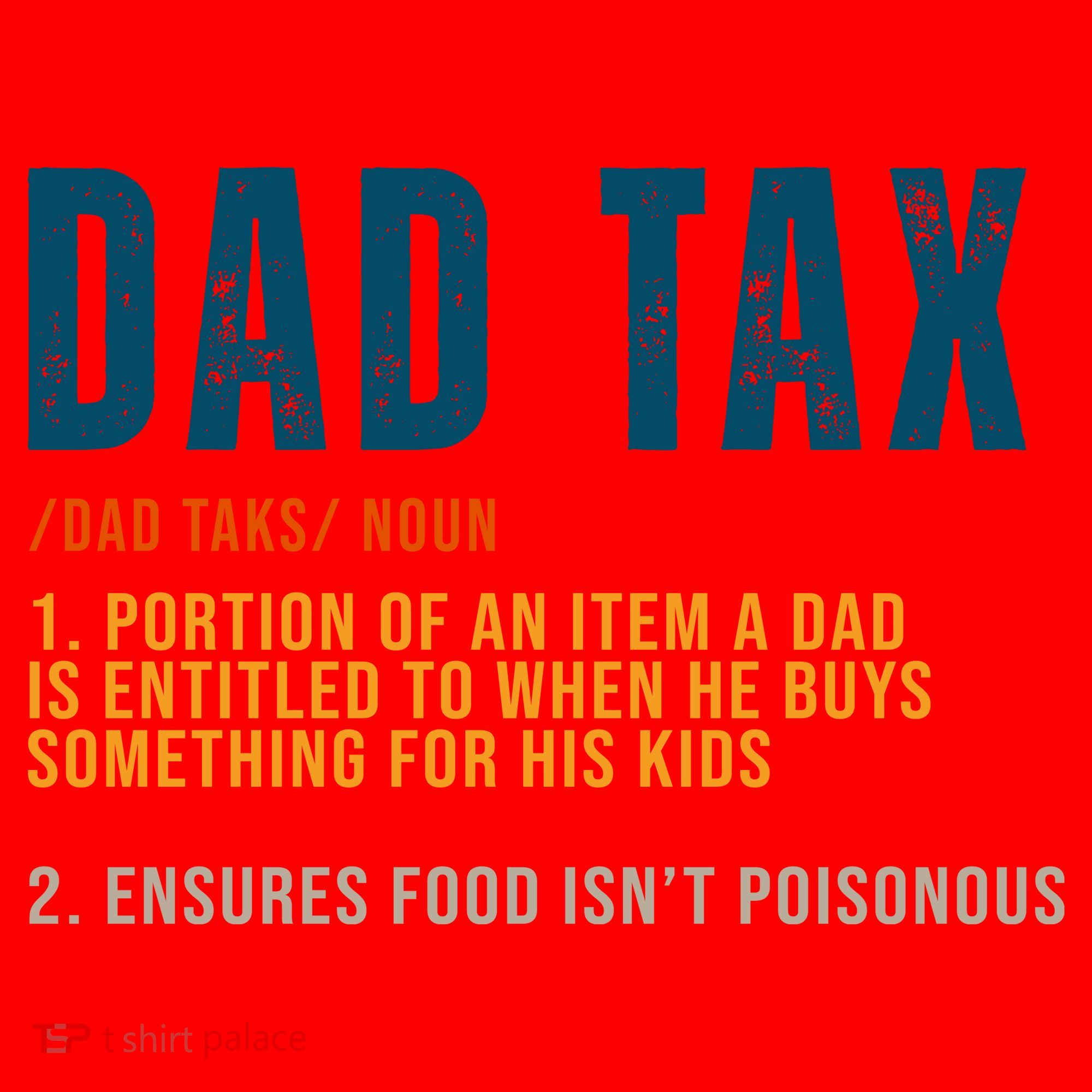 Dad Tax Definition Funny Fathers Day Santa Hat