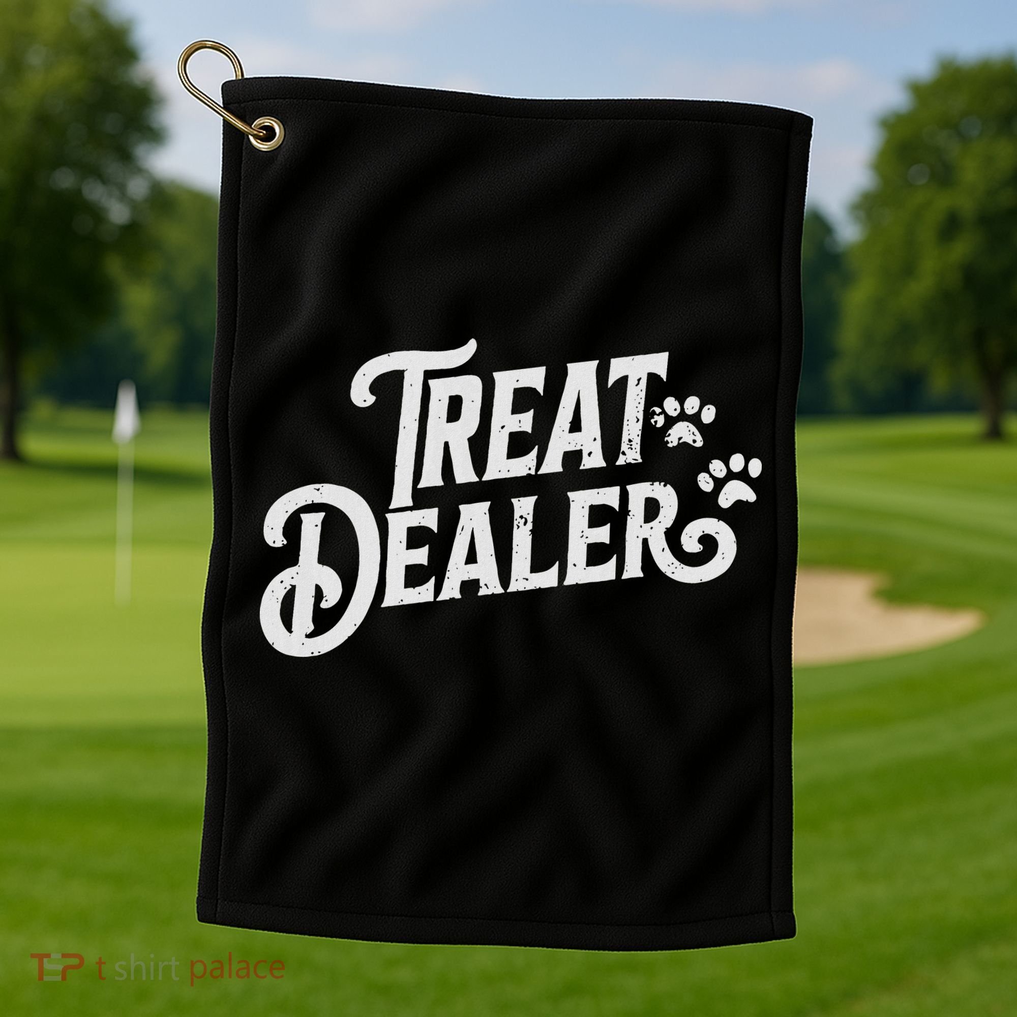 Dog Treat Dealer Golf Towel