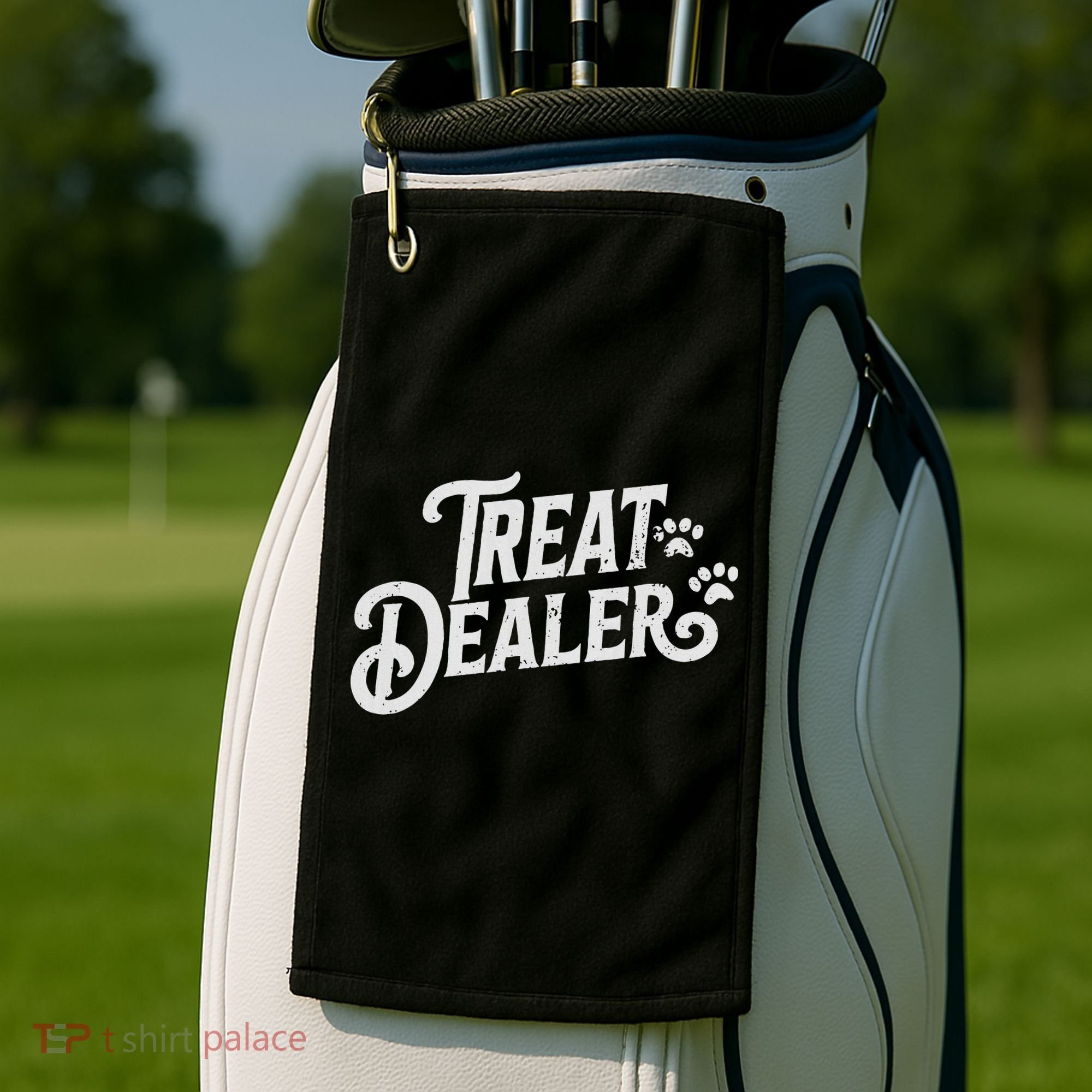 Dog Treat Dealer Golf Towel