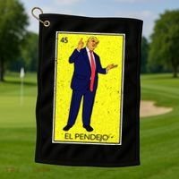Donald Trump El Pendejo Golf Towel thumb 1