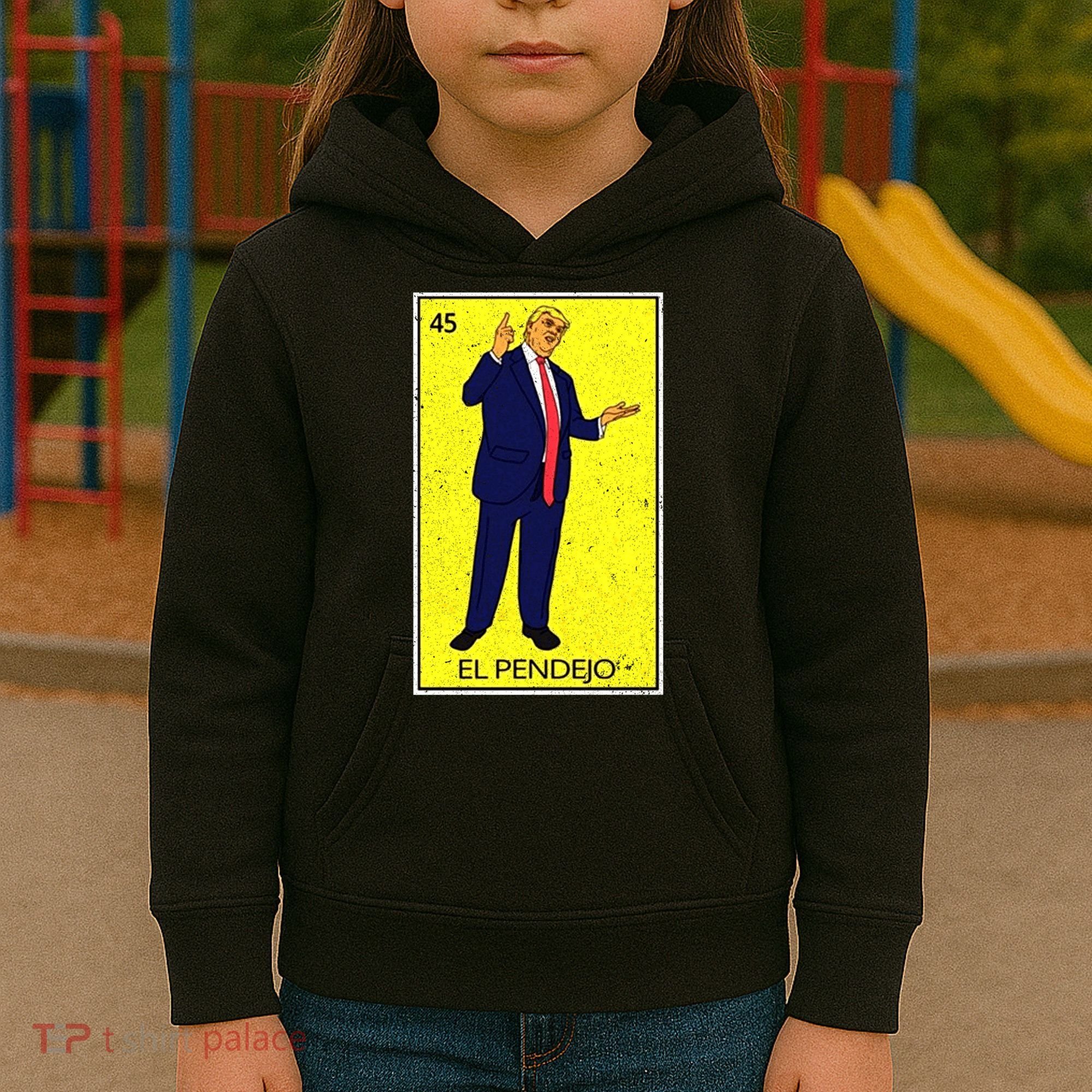 Donald Trump El Pendejo Kids Hoodie