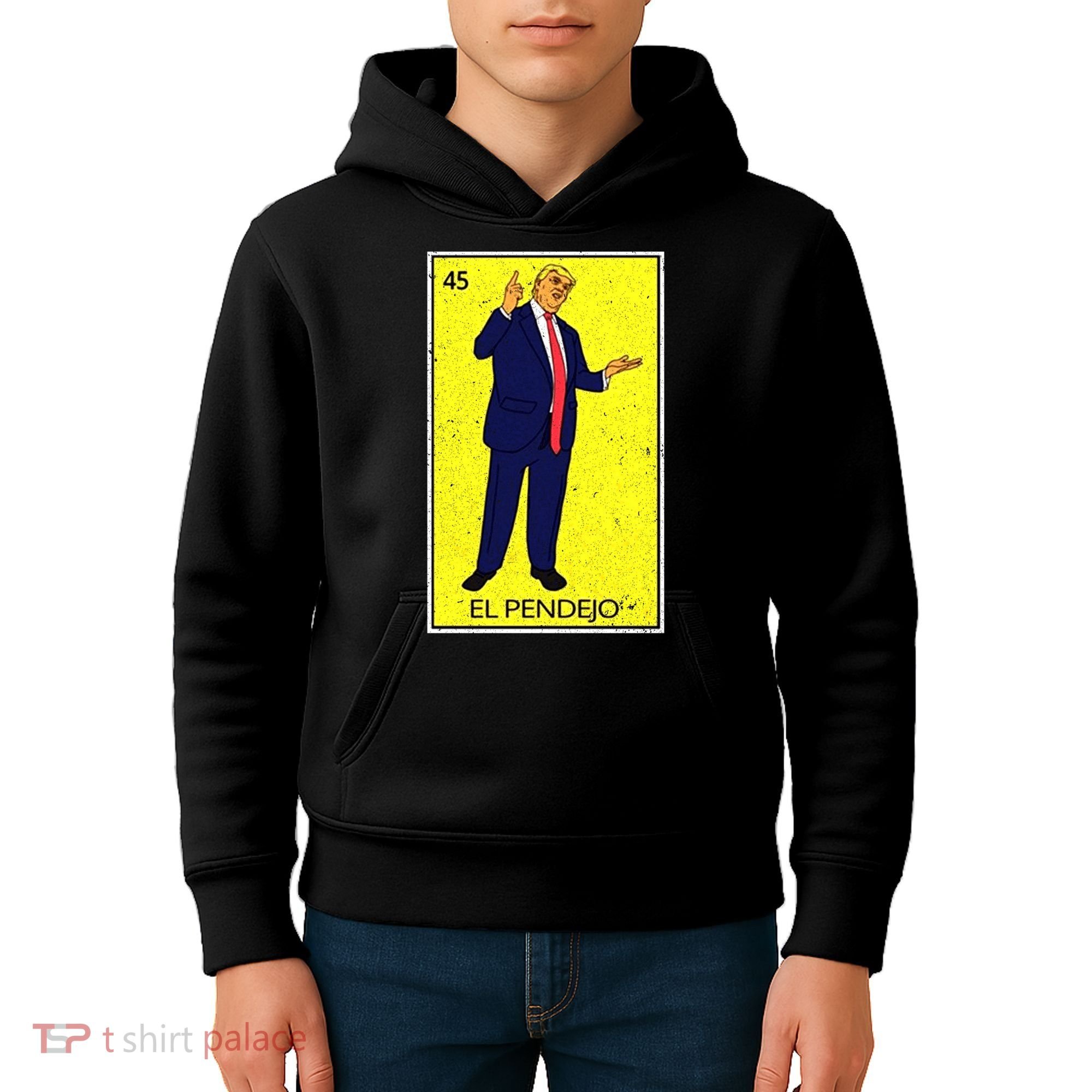 Donald Trump El Pendejo Kids Hoodie