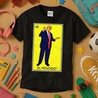 Donald Trump El Pendejo Kids T-Shirt thumb 3