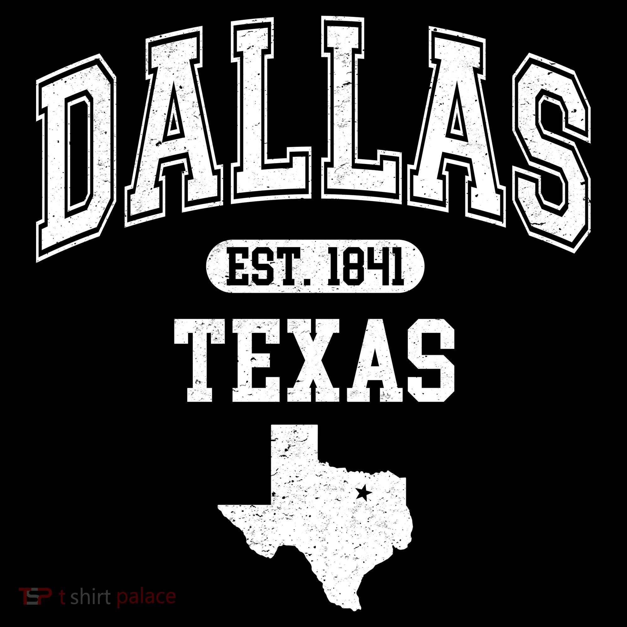 Dallas Texas Est 1841 Varsity Bucket Hat