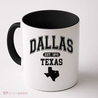 Dallas Texas Est 1841 Varsity Coffee Mug thumb 0