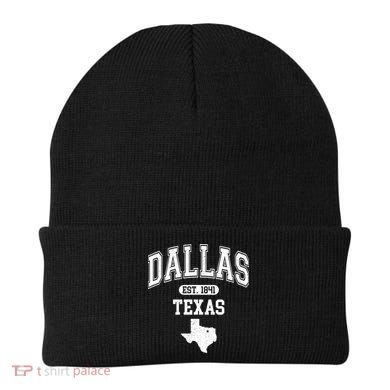 Dallas Texas Est 1841 Varsity Beanie