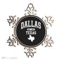 Dallas Texas Est 1841 Varsity Ornament thumb 0