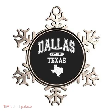 Dallas Texas Est 1841 Varsity Ornament