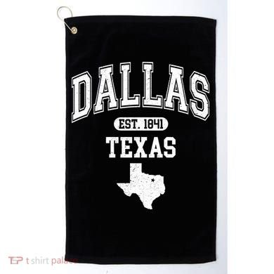 Dallas Texas Est 1841 Varsity Golf Towel