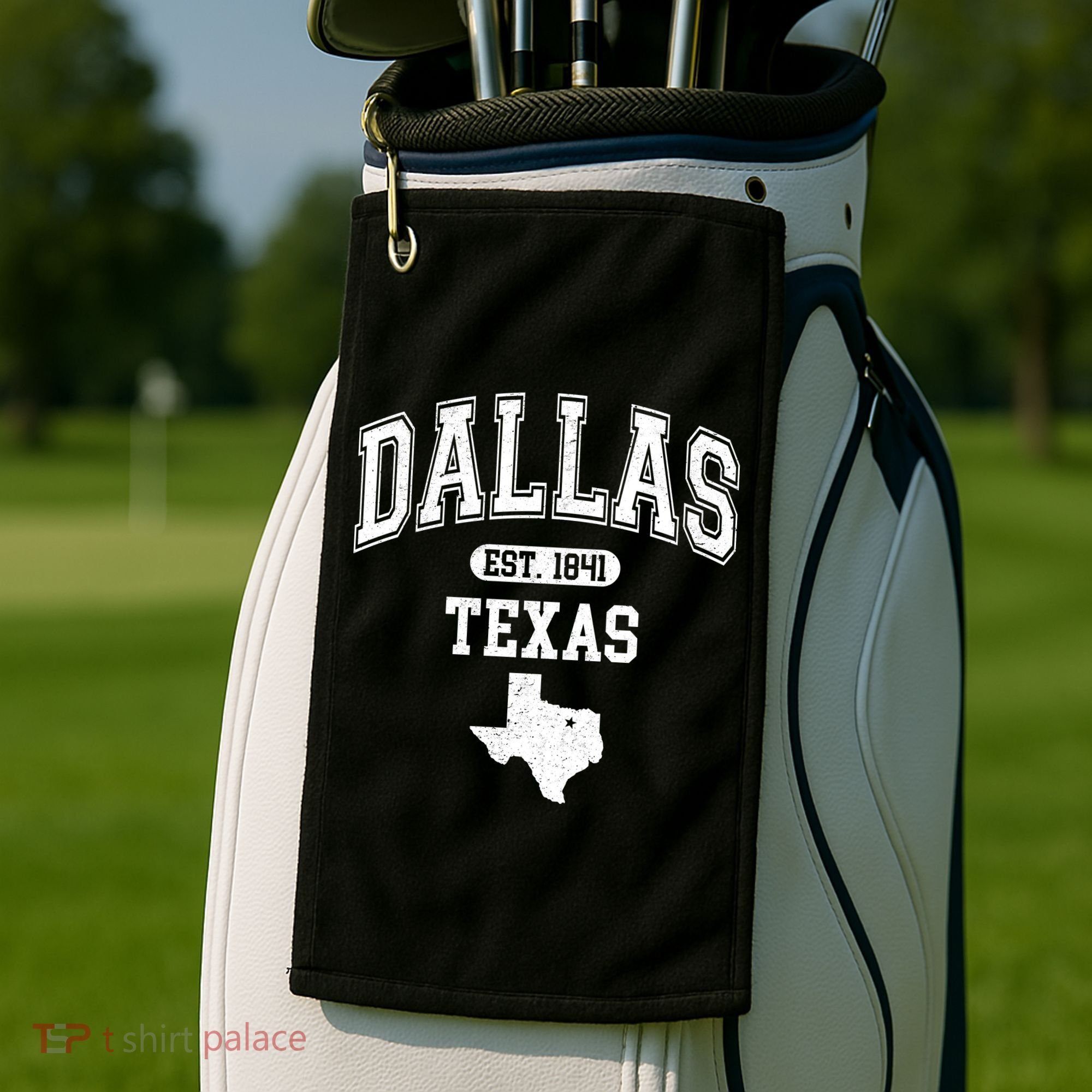 Dallas Texas Est 1841 Varsity Golf Towel