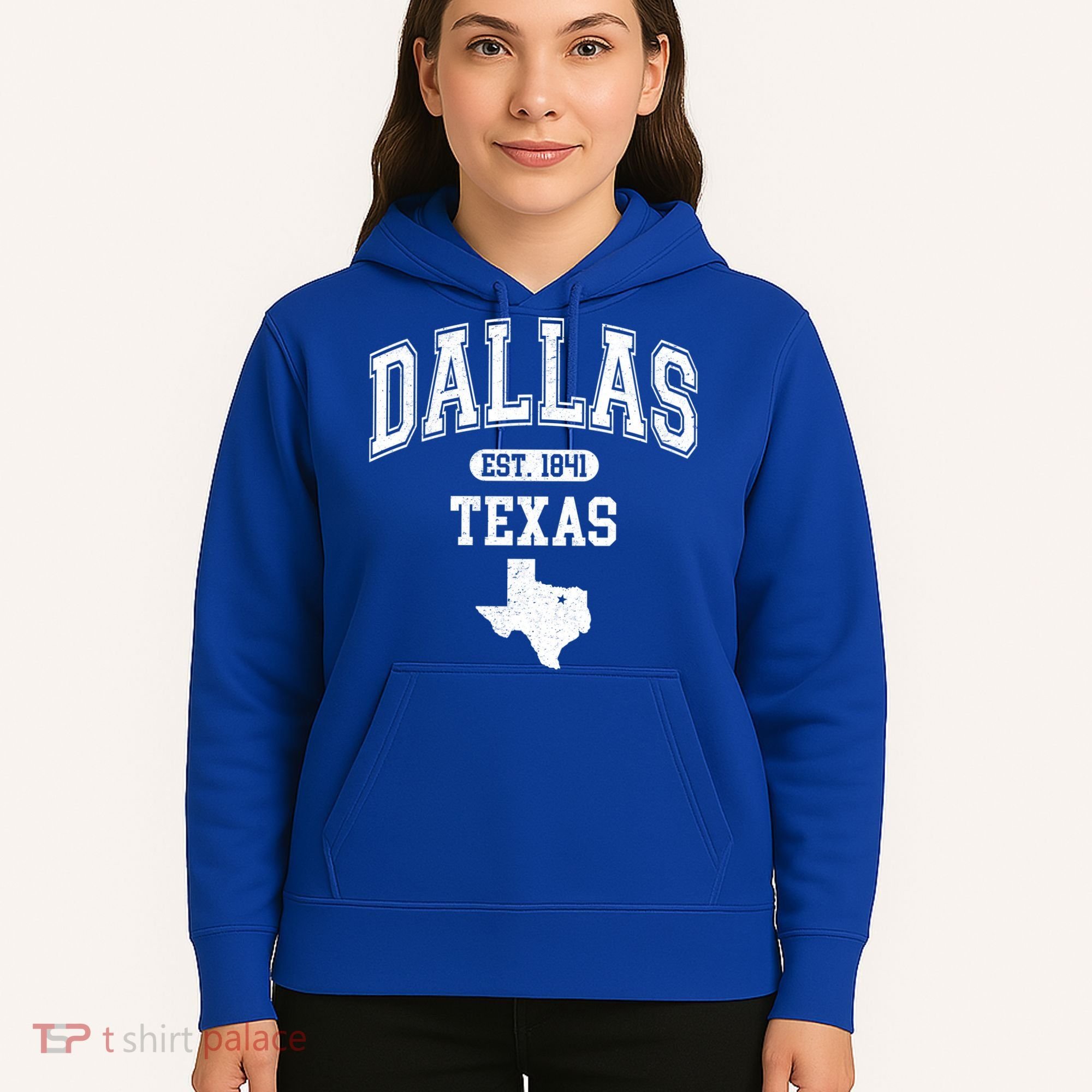 Dallas Texas Est 1841 Varsity Hoodie