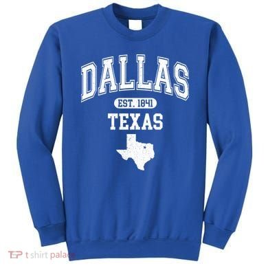 Dallas Texas Est 1841 Varsity Sweatshirt