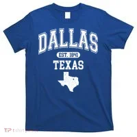 Dallas Texas Est 1841 Varsity T-Shirt thumb 0